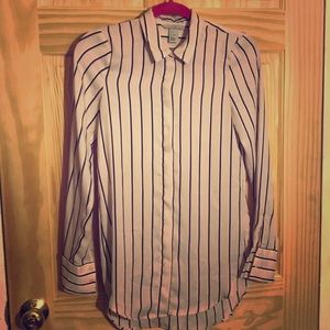 H&M striped button down